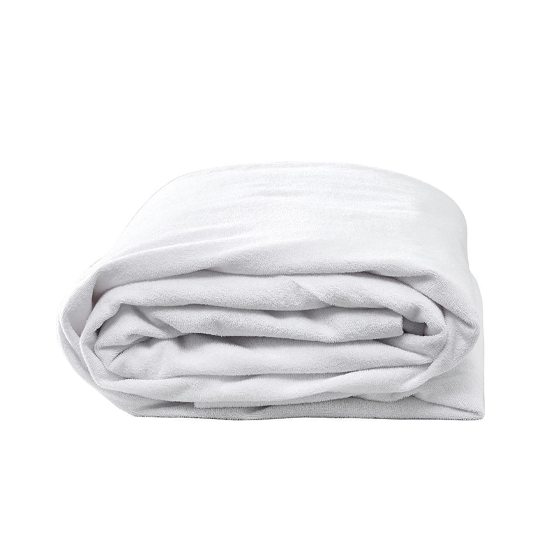 50/50 Polyester Cotton 180GSM Terry Towel Waterproof Hotel Mattress Protector