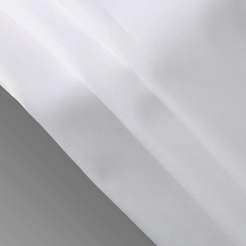 50 Cotton 50 Polyester Plain Weave White 200t Hotel Textile Tela