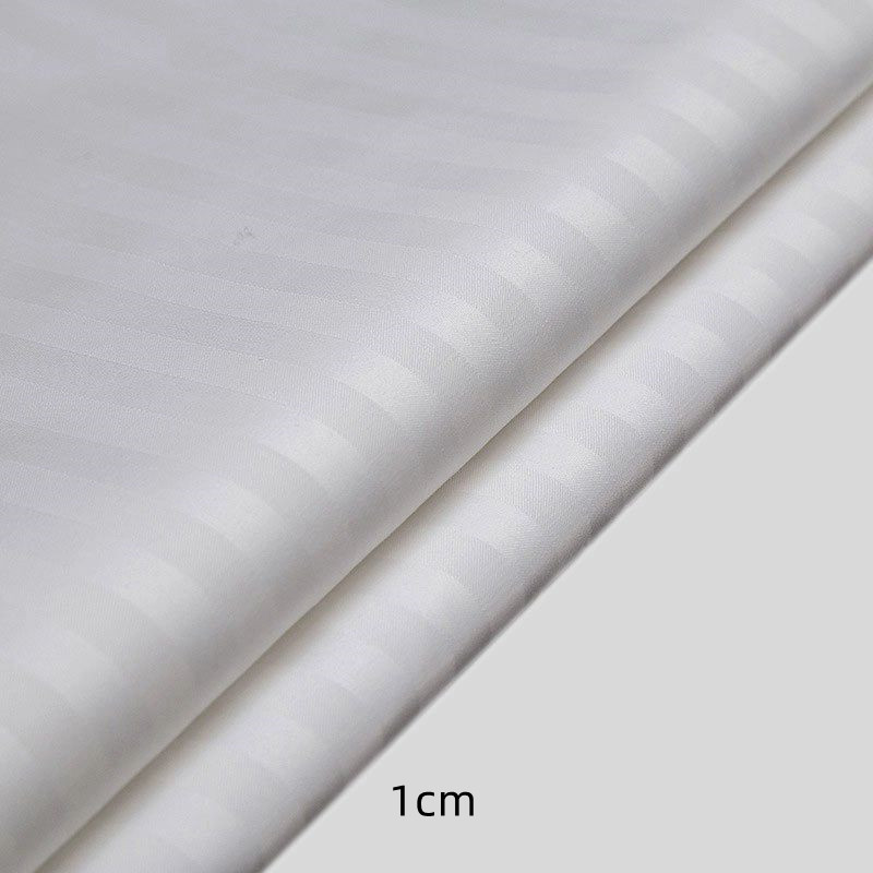Long Staple Cotton TC330 Satin Striped Hotel Textile Bedding Tela